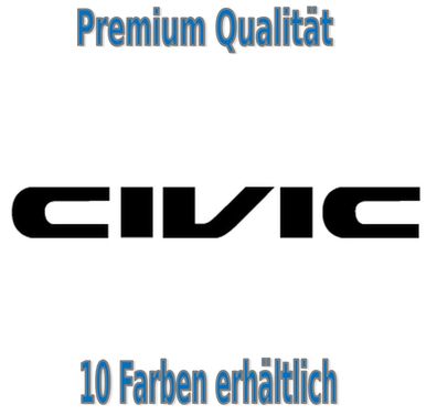 Civic Aufkleber Auto Bike Glas Tuning Styling 344