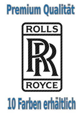 Rolls Royce Aufkleber Auto Bike Glas Tuning Styling 348