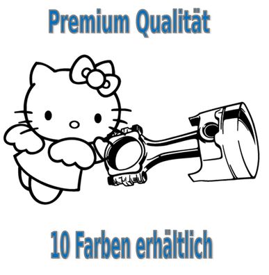 Hello Kitty Kolben Aufkleber Auto Bike Glas Tuning Styling 400