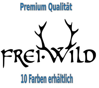 Freiwild Aufkleber Auto Bike Glas Tuning Styling 478