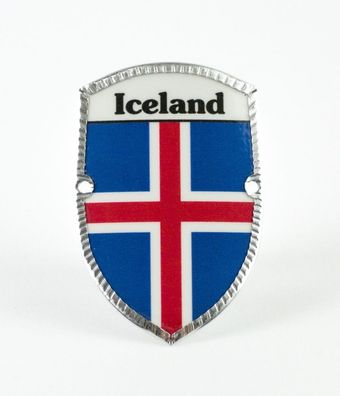 Stocknagel - Iceland / Island Wappen Fahne