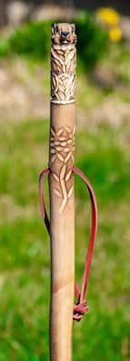 Murmeltier Wanderstock für Erwachsene