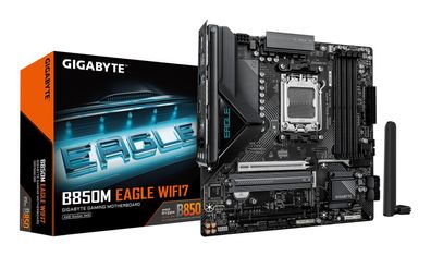 B850M EAGLE WIFI7, Mainboard schwarz