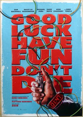 Good Luck Have Fun Don´t Die - Original Kinoplakat A1 - Sam Rockwell - Filmposter