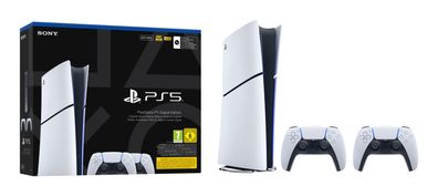 Sony Playstation 5 Slim Digital, PlayStation 5, Schwarz, Weiß, 16384 MB, GDDR6, 448 G