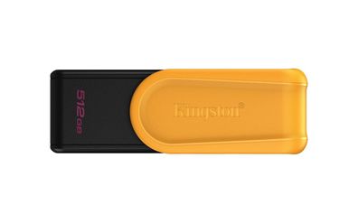 DataTraveler Exodia S 512 GB, USB-Stick schwarz/gelb, USB-A 3.2 Gen 1