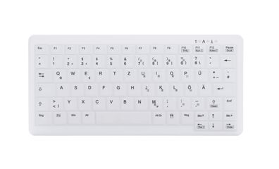 CHERRY AK-C4110 Tastatur USB QWERTZ Deutsch Weiß (AK-C4110F-U1-W/GE)