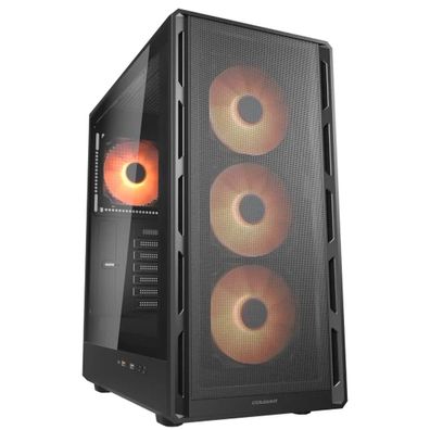 COUGAR Gehäuse Midi-Tower Airface Pure PRO, ARGB, Schwarz