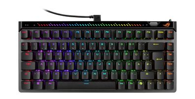 ROG Falchion Ace 75 HE, Gaming-Tastatur schwarz, DE-Layout, ROG HFX V2