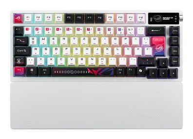 ROG Azoth X, Gaming-Tastatur weiß, DE-Layout, ROG NX V2