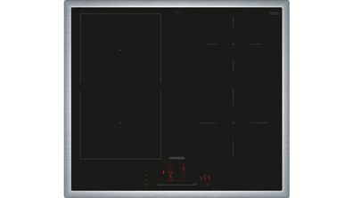 ED64RHSB1E iQ500, Autarkes Kochfeld schwarz/edelstahl, 60 cm, Home Connect
