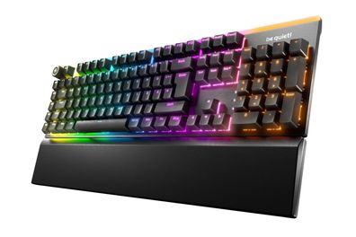 be quiet! Light Mount Silent Tactile Tastatur, black, corded, USB, DE