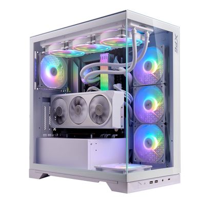 XPG Invaderxmt Midi-Tower Weiß - Midi Tower - PC - Weiß - ATX - micro ATX - Mini-ITX