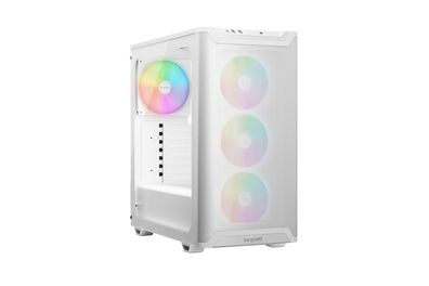 PURE BASE 501 LX , Tower-Gehäuse weiß, Tempered Glass