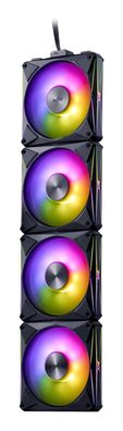 XPG Lüfter Hurricane MAG 120 120mm ARGB PWM Fan 4er Pack BK retail (75261543)