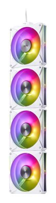 XPG Lüfter Hurricane MAG 120 120mm ARGB PWM Fan 4er Pack WH retail (75261544)