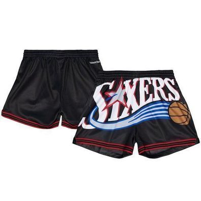 Nba 76ers Shorts Basketball Hose Sport Shorts Herren Schwarz Training