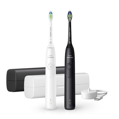 Philips Sonicare 5300 HX7109/01 Schallzahnbürste mit Andruckkontrolle & Timer Schwarz