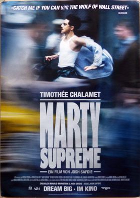 Marty Supreme - Original Kinoplakat A1 - Timothée Chalamet - Filmposter