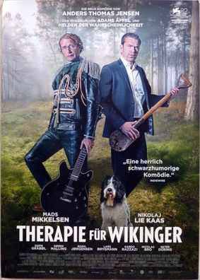 Therapie für Wikinger - Original Kinoplakat A1 - Mads Mikkelsen - Filmposter