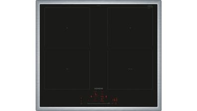 Siemens ED645HQC1E iQ500 Induktionskochfeld 60 cm Schwarz, Mit Rahmen aufliegend