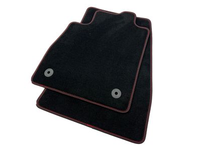 Original Ford ST Line Fussmatten Fiesta Velours schwarz Puma Teppich vorne Rot