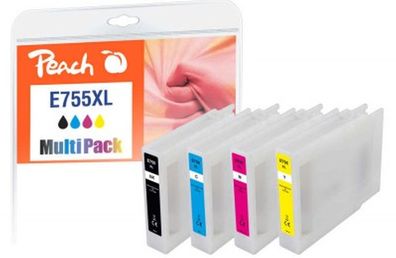 Peach Patrone Epson No.755XL MultiPack bk, , , remanufactured