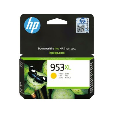 HP 953XL - 20 ml - Hohe Ergiebigkeit - Gelb - Original - Tintenpatrone - für Officeje