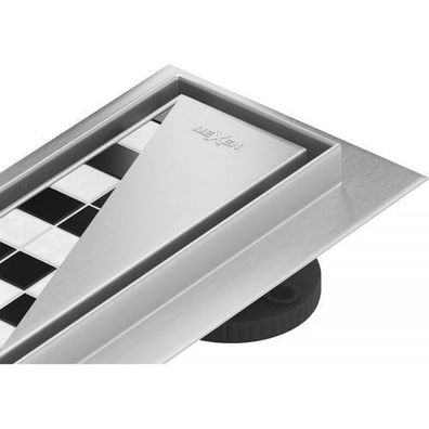 Mexen Flat M13 linearer Ablauf 2in1 100 cm, Chrom - 1010100-15