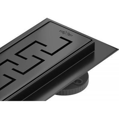 Mexen Flat M15 linearer Ablauf 90 cm, Schwarz - 1724090-15