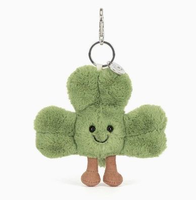 Jellycat Clover Fun Schlüsselanhänger-Plüschtier 10 cm