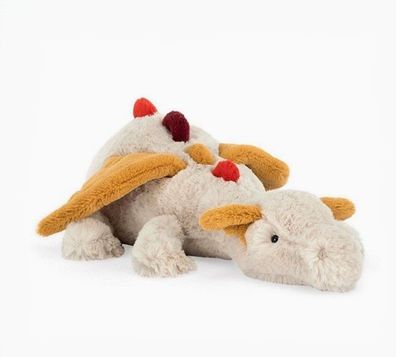 Jellycat Fun Series Plüschtier und Fruchtspielzeug Opal-Drache 50 cm