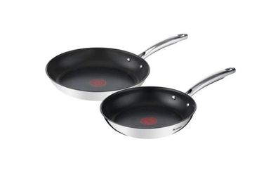 Tefal G732S255 Duetto+ 2-teiliges Pfannenset, 24/28 cm