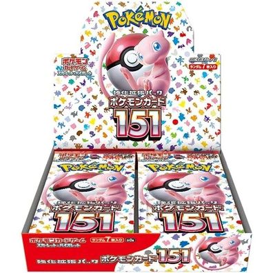 Pokemon 151 Scarlet & Violet 20er Display Japanisch original Karten Booster Box OVP