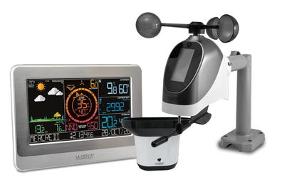 La Crosse Technology WS6869 Wetterstation mit WLAN weiß silber Defekt