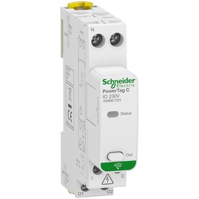 Schneider Electric PowerTag C Funkkontaktsensor 1 Eingang 1 Ausgang A9XMC1D3