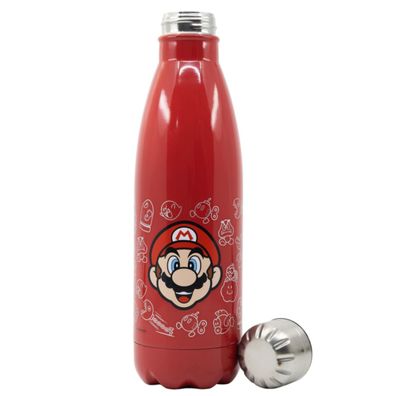 Super Mario Stainless Steel Bottle 780?ml Wasserflasche mit Schraubverschluss