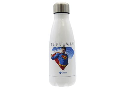 Superman Edelstahl Trinkflasche Isolierflasche 550 ml Weiß