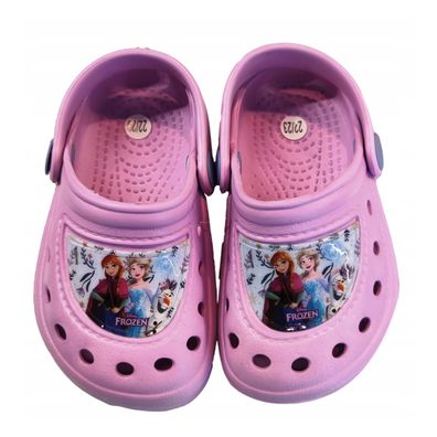 Disney Frozen Kinder Hausschuhe Clogs leichte Sommerschuhe Alltag Freizeit
