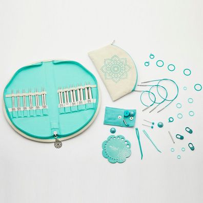 KnitPro Mindful Nadelspitzen Set 3,00–10,00 mm mit Seilen 40, 48 und 56 cm