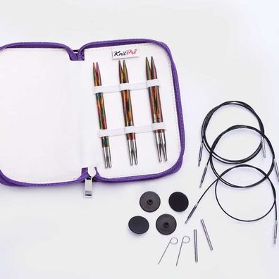 KnitPro Symfonie auswechselbare Starter Rundstricknadel Set 4,00 - 6,00 mm