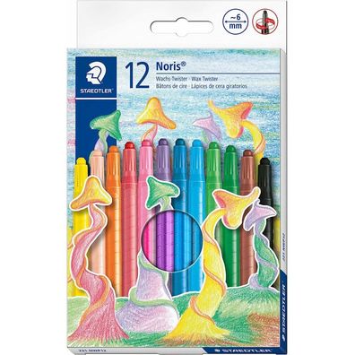Staedtler Wachsmalstift Staedtler Noris Club 221NWP12 - farbig sortiert 12er-Set
