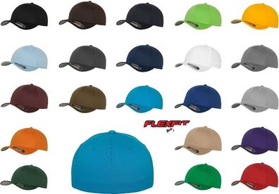 Original Flexfit Basecap Wooly graue Unterseite Cap Cappy Kappe Mütze Baseball Cap