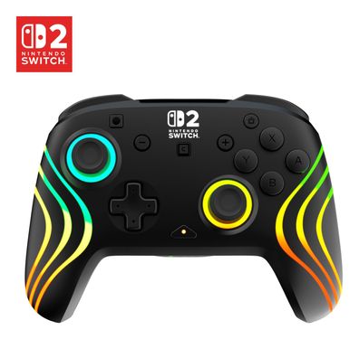 Turtle Beach Afterglow Wave Kabelloser RGB-Gaming-Controller Nintendo Switch 2 schwar