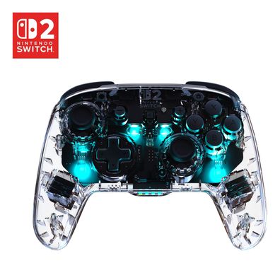Turtle Beach Afterglow Transparent Kabelloser RGB-Gaming-Controller für Nintendo Swit