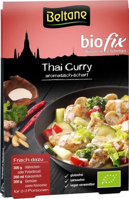 3x Beltane Beltane Biofix Thai Curry, vegan, glutenfrei, lactosefrei 20,9g