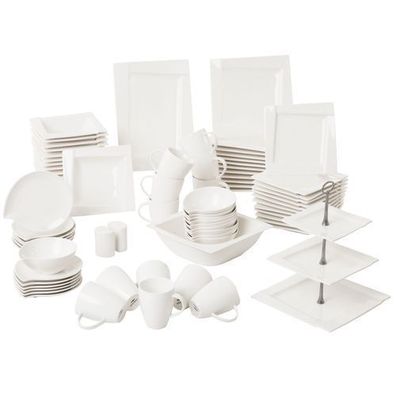 Tafelservice Geschirrservice Kubiko 77-tlg. Ambition