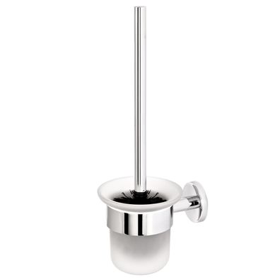 bremermann Bad-Serie Lucente - WC-Garnitur aus Glas & Edelstahl, verchromt