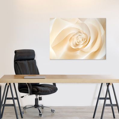 Leinwandbild Abstrakt Weiß Gelb Bilder Wanddeko Wohnzimmer Schlafzimmer
