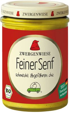 3x Zwergenwiese Feiner Senf 160ml